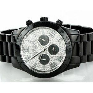 Michael Kors Black Layton Crystal Watch MK5668